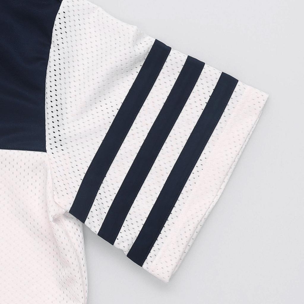 adidas Relaxed Fit V-Neck Sports Dress Women Dress White Deep-Indigo IS2348