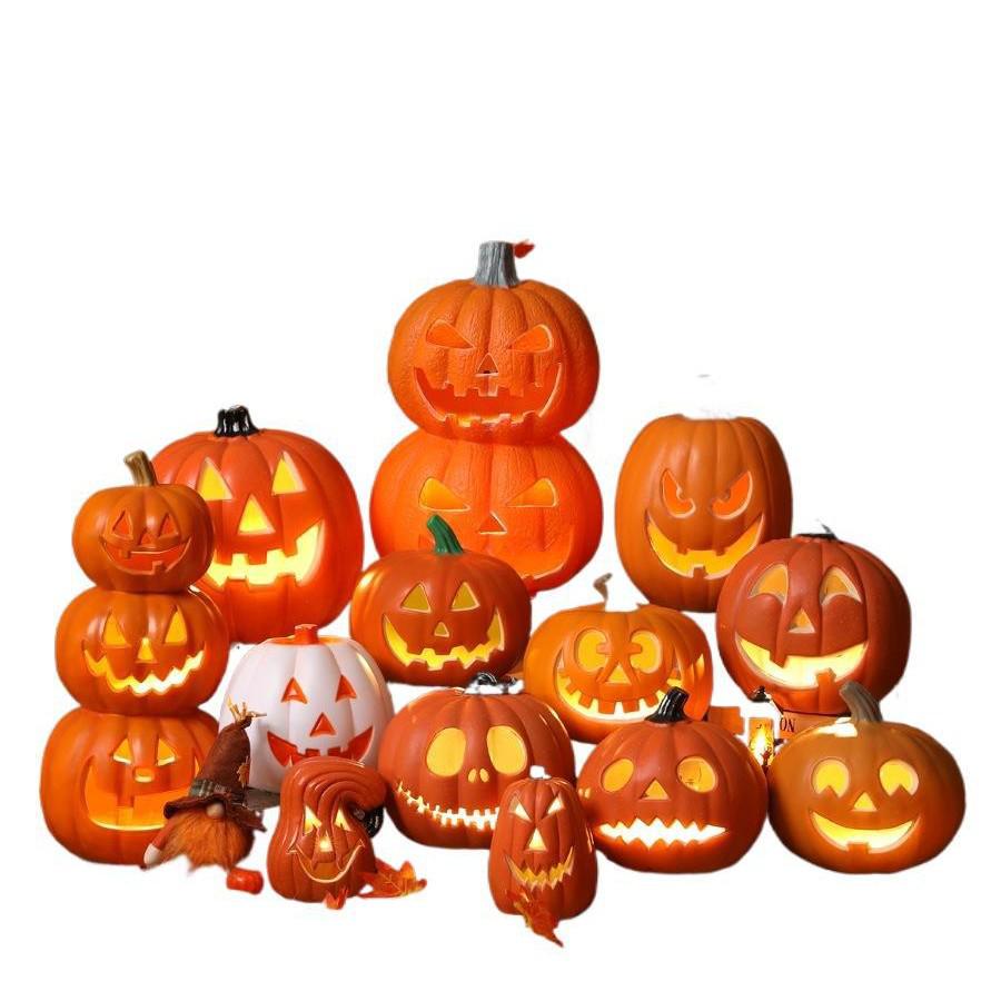 Luminous Large Halloween Pumpkin Lantern: Outdoor Decoration & Shopping Mall Display Props