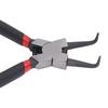 Internal Curved Retainer  Pliers Carbon Steel Rubber Circlip Pliers with Immersion Handle 6in