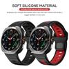 Sport Band for Samsung Galaxy Watch Ultra 47mm Replacement Strap Bracelet for Galaxy Watch Ultra Two Tone Silicone Wristband