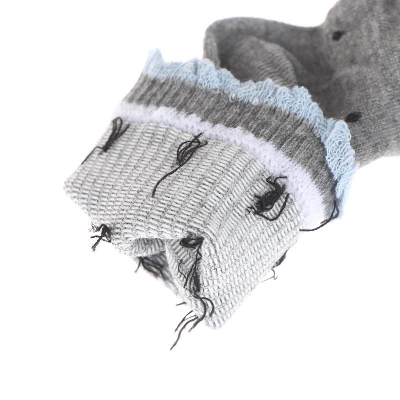 1 Pairs Autumn Edge Socks Women'S Spring Autumn Mid-Calf Cute Polka Dots Socks Student Socks Women'S Socks