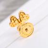 High Qulity Classic Europe New Popular Brand Luxury Jewelry Earrings For Gold Color Flowers Sweet Romantic Clover Ear Stud
