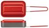Skater Color Mess Tin, No Seasoning Required, 850ml, Red, Outdoor Use, Mess Tin AFTM8N-A