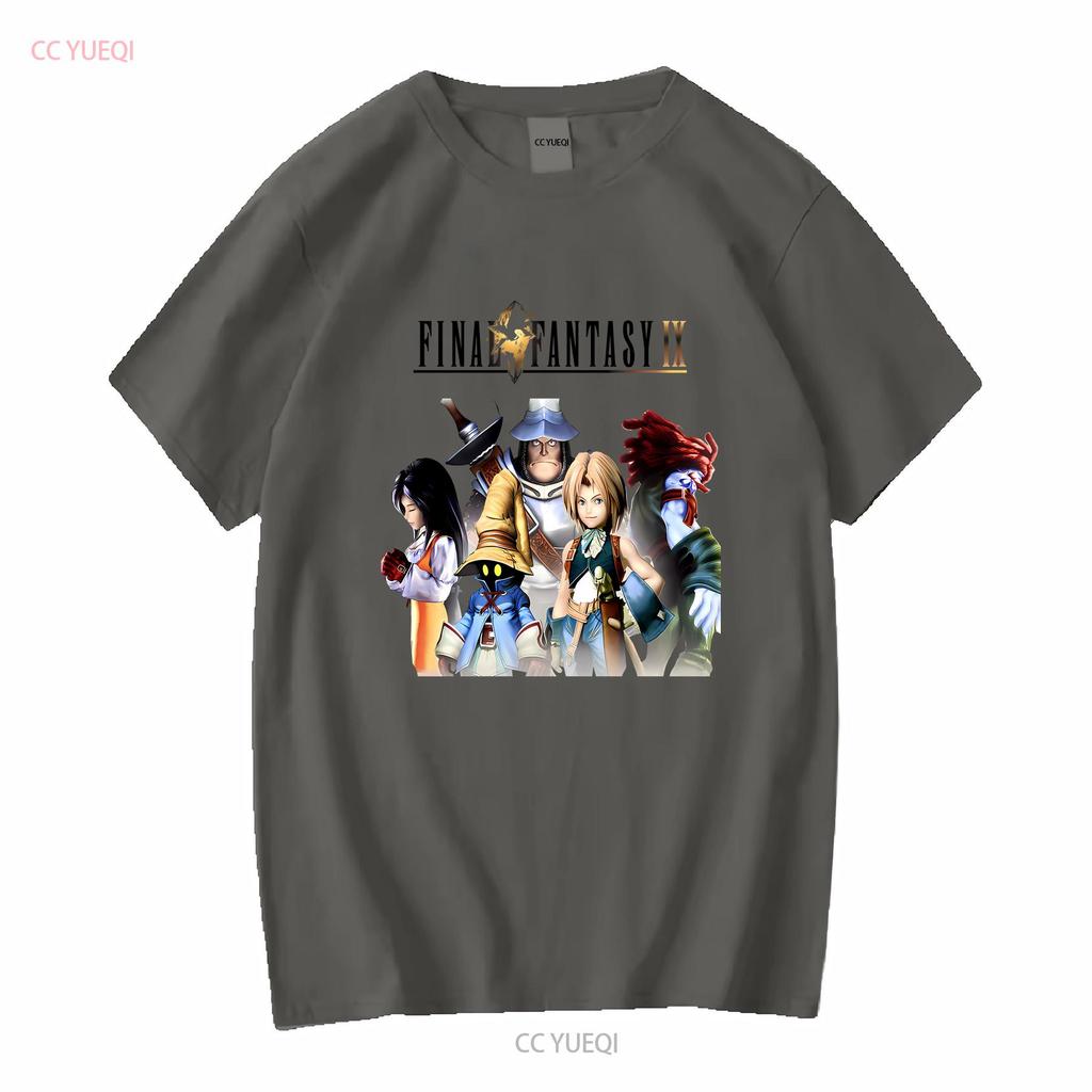 Final Fantasy IX COMPUTER GAME T Shirt YELLOW BLACK RED KHAKI All Sizes S 5XL Long or Short Sleeves Vintage Washed Casual