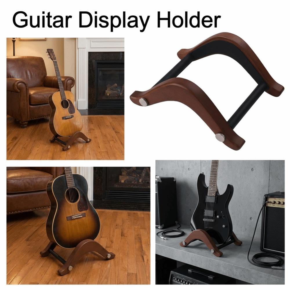 Adjustable Width Guitar Support Stand Stable Electric Guitar Storage Rack  Electric Bass