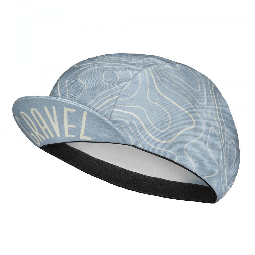 New Classical Gray Cycling Caps Lines OSCROLLING Gorra Ciclismo Unisex