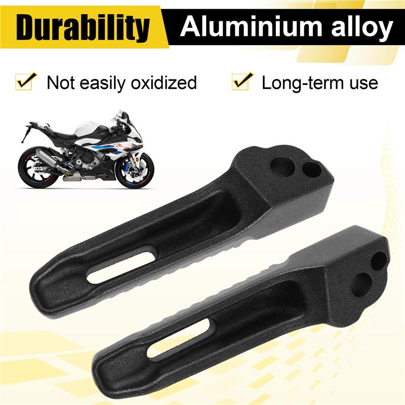 A58X-Motorcycle Rear Foot Pegs Pedal Footrest Rest Bracket Kit For BMW S1000RR 2010-2018 Motorcycle Accessories чёрный