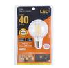 OHM Electric LED Light Bulb, Filament Edison Bulb, Small Round Bulb, E17 Base, Equivalent To 40W, Warm White, LDA4L-E17 C6LBG5 06-3888