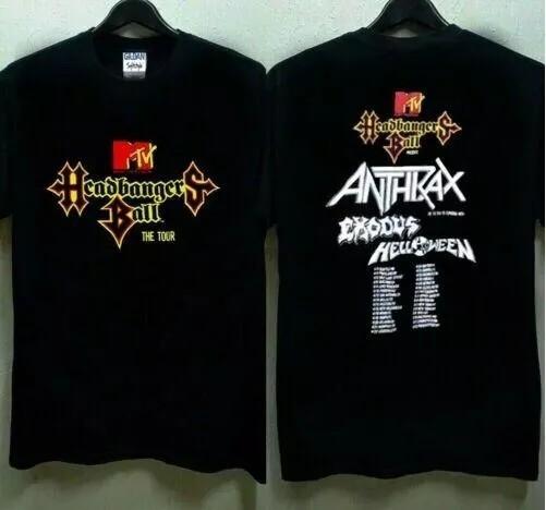 РЕДКАЯ винтажная футболка MTV Headbangers Ball Tour 1989 XXL
