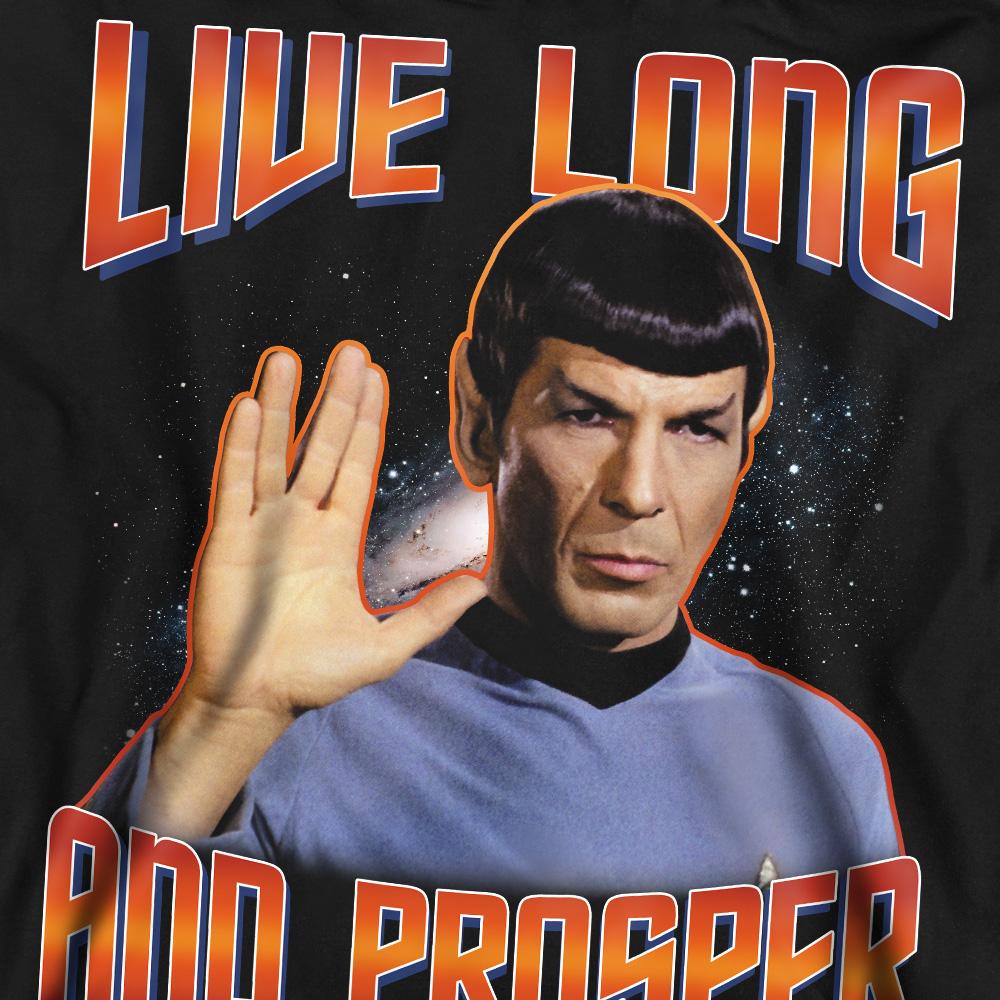STAR TREK Unisex Adult Original Live Long and Prosper Sweatshirt