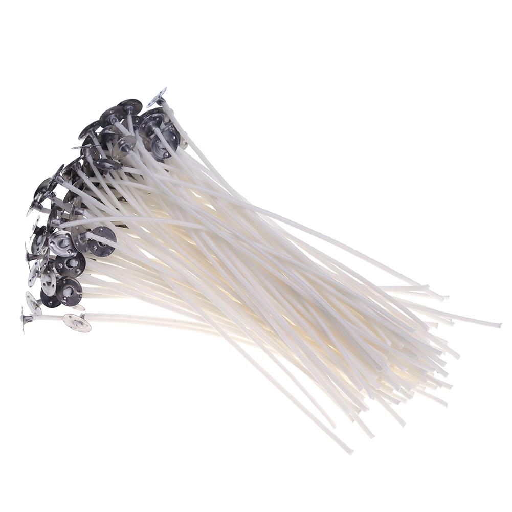 100pcs Wicks Bracket Smokeless Aromatherapy Core DIY Making Practical Eco-friendly Pure Cotton Creative Party Supplies