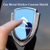 3D Metal Car Side Fender Trunk Body Emblem Badge Sticker For Citroen C1 C2 C4 C5 C3 C4L C8 Berlingo Xsara Picasso Accessories