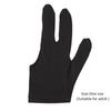 Breathable Pool Cue Gloves Black Billiards Glove Three-finger Gloves  Fitness Sports Accessories