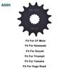 Front Sprocket 520 15T for CF Moto 650 MT 700 CF-X For Kawasaki 400 Ninja EN EX KLE 650 ER-6f Z650 W800 KX250 For Suzuki SV650
