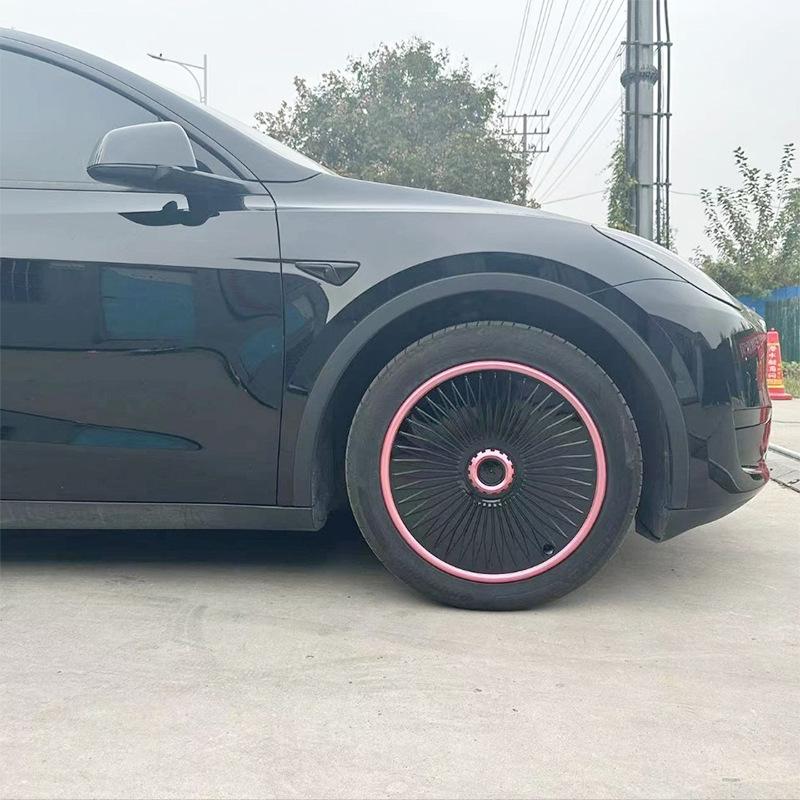 Tesla Model Y 19-Inch Wheel Hub Protectors: Anti-Scratch, Anti-Rub, Wear-Resistant Covers