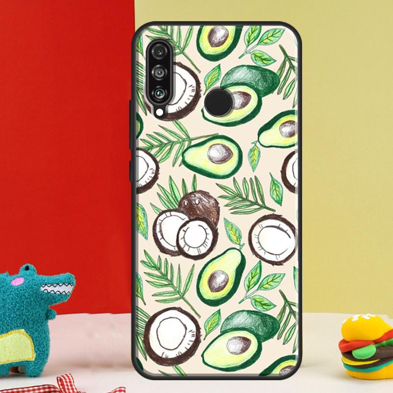 Summer Fruit Coconut For Huawei Nova 9 10 SE 12i 12s 11i 5T Y91 Y90 Y60 Y70 Y72 Y61 P60 Pro P20 P30 P40 Lite Case