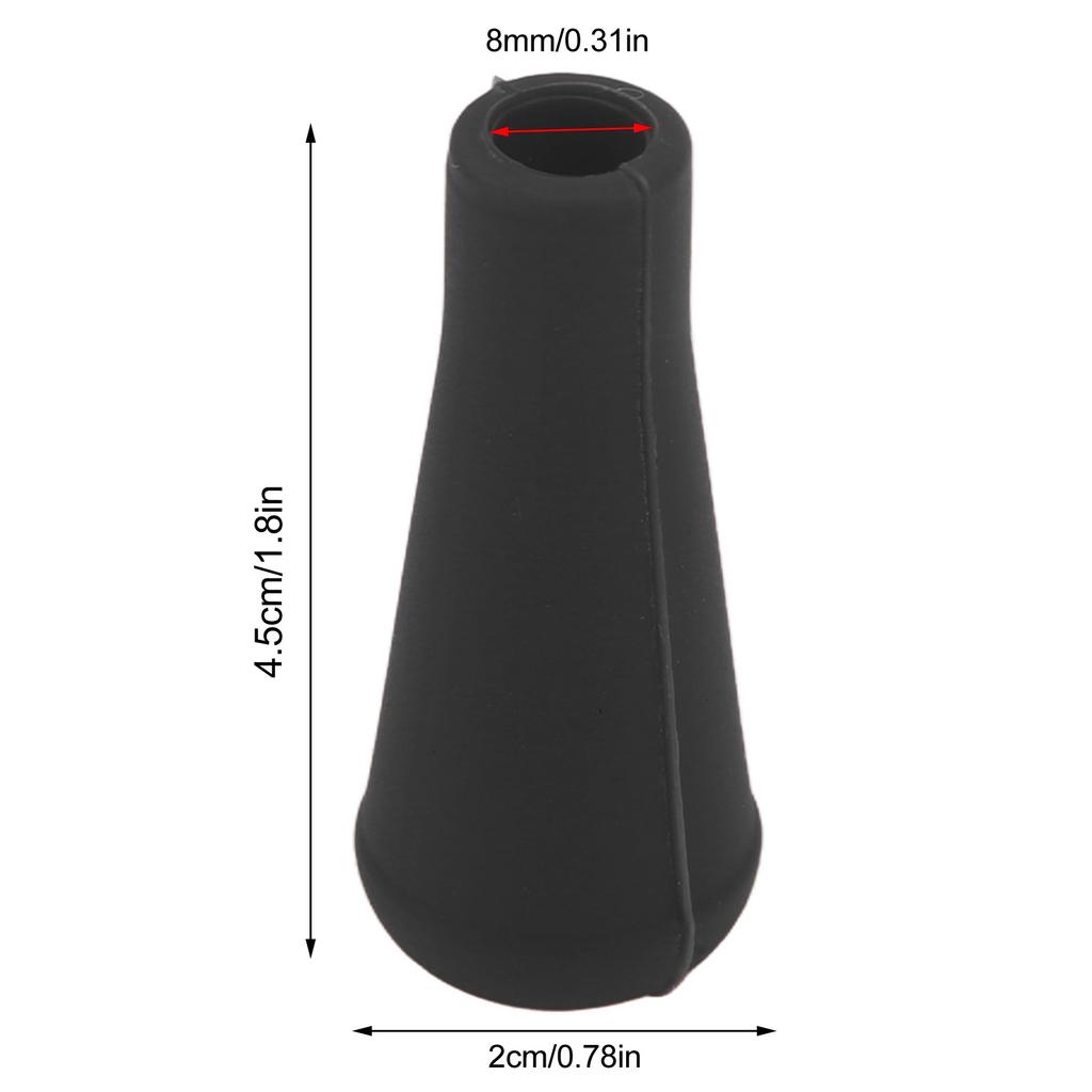 5PCS Archery Tip 8MM Inner Diameter Rubber Points For S Training Outdoor