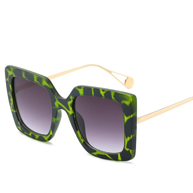 

Очки 2019 года, модный бренд Gujia Same Sunglasses, квадратная большая оправа, универсальные солнцезащитные очки spot