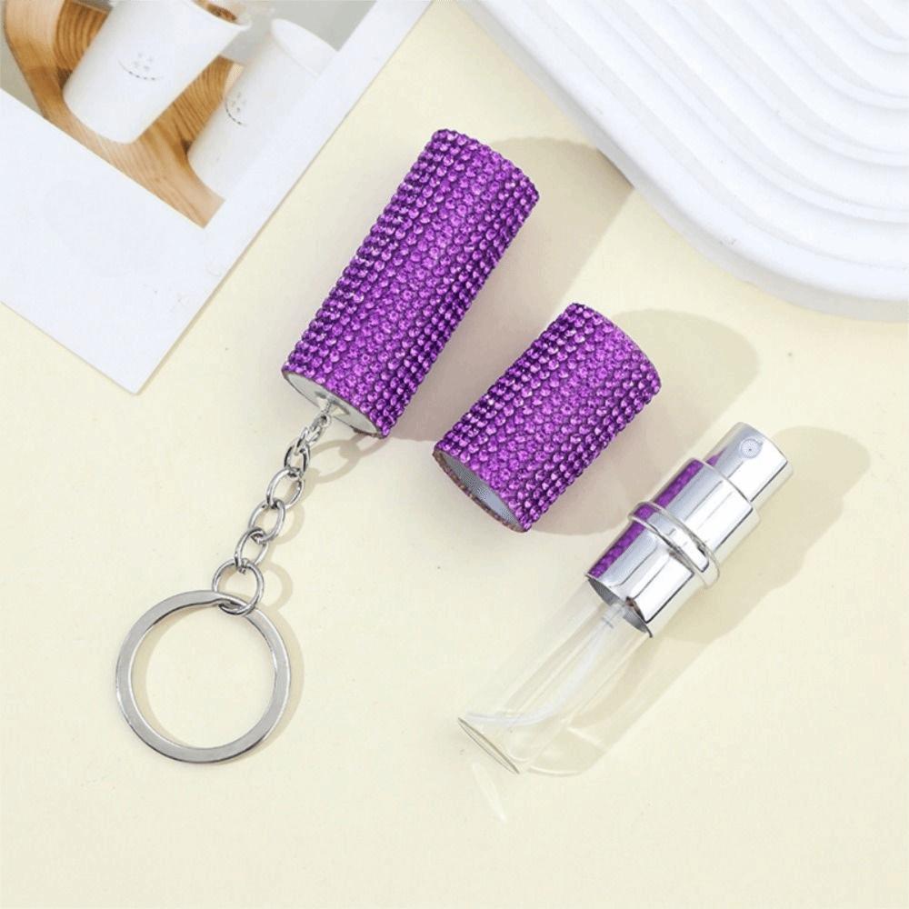 Crystal Rhinestone Perfume Spray Bottle 5ml Perfume Atomizer Bottle Empty Perfume Bottles  Women