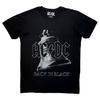 ACDC Unisex Adult Back In Black Carbon T-Shirt