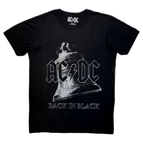 ACDC Unisex Adult Back In Black Carbon T-Shirt
