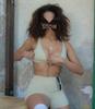 Women's European & American High-Waist Yoga Set - Shockproof Bra & Slimming Three-Point Pants
