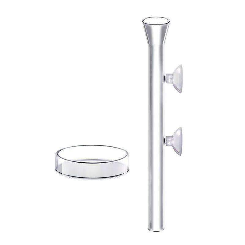Crystal Glass Fish and Shrimp Feeding Tube & Dispenser