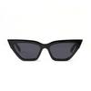 Brille 95135 Katzenaugen Klein Quadratisch Retro Schildkrötenpanzer Rahmen Sonnenbrille Herren, Bunte Sonnenbrille Damen