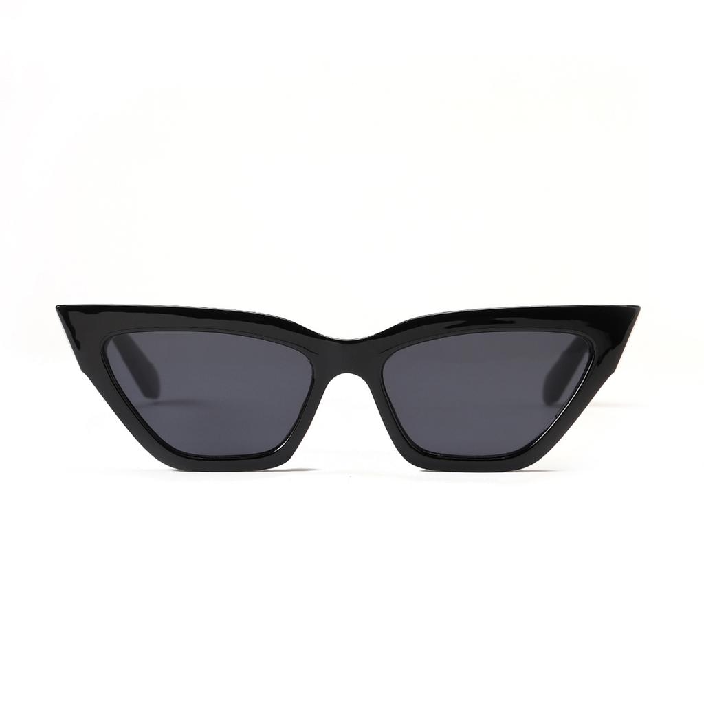 Brille 95135 Katzenaugen Klein Quadratisch Retro Schildkrötenpanzer Rahmen Sonnenbrille Herren, Bunte Sonnenbrille Damen