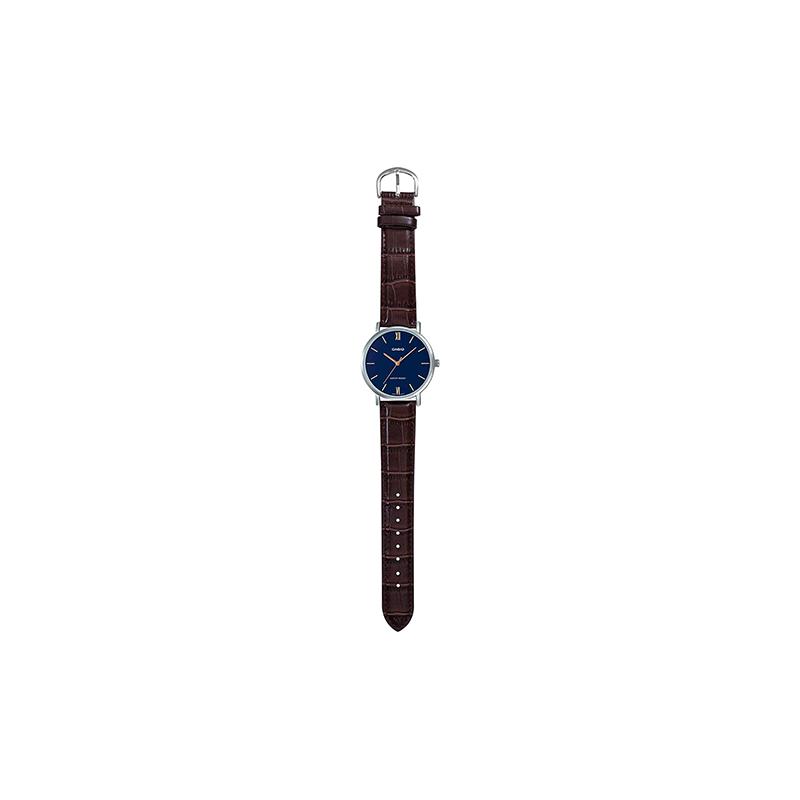 Casio STANDARD Series Heart of Darkness Internet Celebrity Blue Angel Business Casual Versatile Simple Classic Pointer Blue Dial MTP-VT01L-2B
