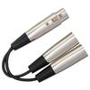 Hosa XLR Y Cable 45cm YXM-101.5
