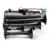 DC 12V 150DB Sada 4 trubkových vlakových klaksonů 12V 150PSI Super hlasitý se vzduchovým kompresorem pro vozidlo Nákladní automobil Automobil SUV Lodní Vlak Houkačka