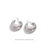 Women's Stylish Metal Ear Clip: Elegant Curved, No Ear Hole Needed, Fashionable & Versatile Cold Style Stud Earrings