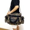 A1A2 Large Capacity Fishing Tackle Bag MultiPockets Fishing Gear Carrying Bag Outdoor Portable Oxfords Cloth Shoulders Bag
