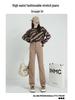 Women's Black High-Waist Wide-Leg Jeans, Spring 2024 - Loose, Slim Fit, Casual Straight-Leg Style