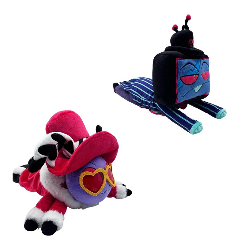 Hazbin Hotel Valentino Plüschtier VOX Vaux Love Hut Niffty Plüschtier Anime Zubehör Spielzeug Geburtstag Weihnachtsgeschenk Für Kinder