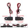 Motorcycle MotoBike LED Mini Turn Signal Light For Harley Scooter Handlebar Bar End Blinker Lamp Indicators Taillight