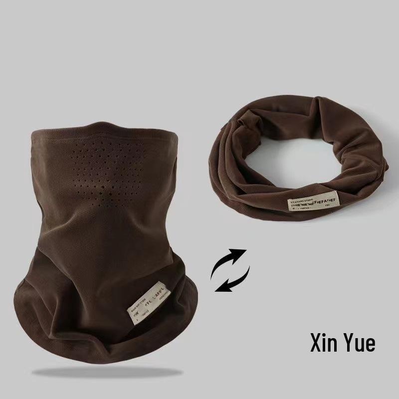 Warm & Cold-Proof Neck Gaiter Mask for Cycling & Outdoor Sports - Solid Color