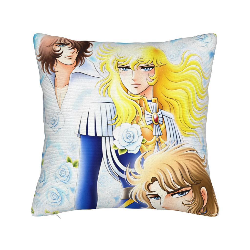 The Rose Of Versailles Pillow Cover  Soft Cushion Cover Funny Pillow Case For Sofa Bedroom Home Decor