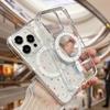 Full Screen Star Cute Creative Magnetic Phone Case For iPhone 16 E 15 14 13 12 11 Pro Max  X XR XSMax SE2 7 8 Plus Cover