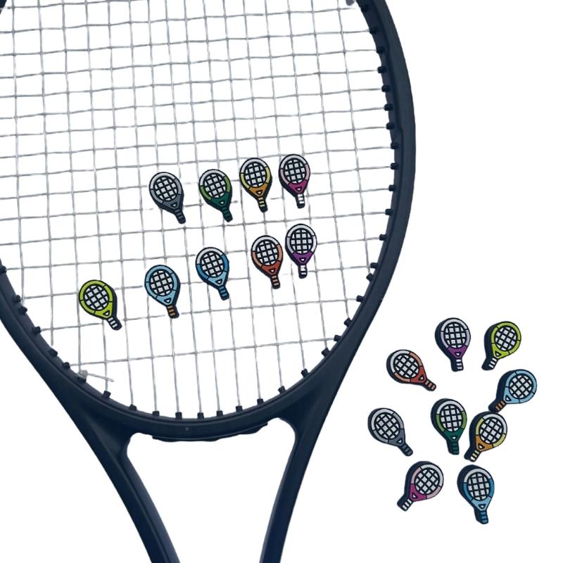 8 Stück Tennis Vibrationsdämpfer Silikon Schläger Stoßdämpfer Cartoon Tennisschläger Dämpfer Tennis Zubehör