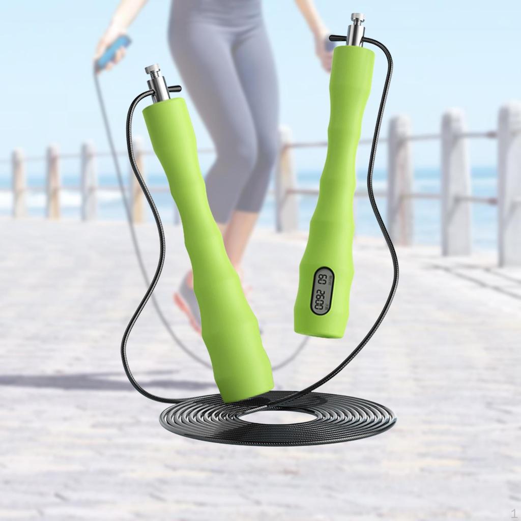 Intelligentes Zähl-Springseil Elektronisches Springen 300cm Verstellbare Länge Heim-Fitnessstudios