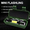 Rechargeable Led Flashlight Ultra Bright Zoomable Portable Flashlight Outdoor Camping Fishing Emergency Light Waterproof Flashlight