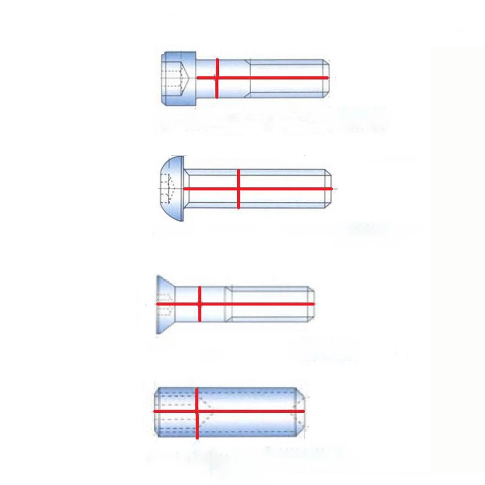 M5 X 10 12 14 16 18 20 25 30-50mm Countersunk Flat Head Hex Allen Scoket Screw Bolts 304 Stainless Stee lDIY Car Model Furniture