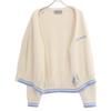 Dior [Domestic Regular] 443M204AT879 Wool and Alpaca Knit Cardigan / Tops L Ivory / BlueUsed