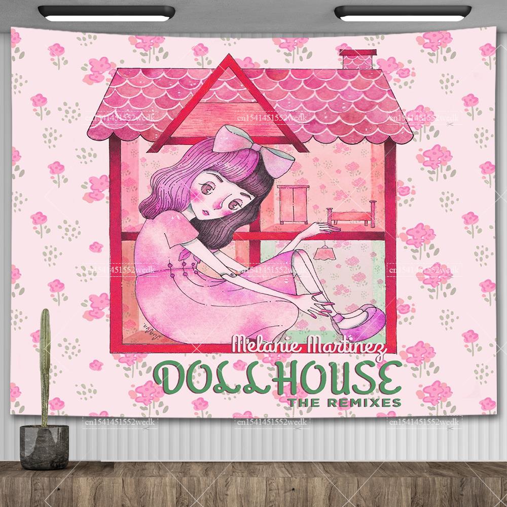 Melanie Martinez New Portals Music Album Cover Wall Flag Tapestry Meme Tapestry Aesthetic Room Decoration Party Backdrops