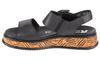 RIEKER Sandals, Womens Black Sandals
