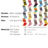 High Quality Custom Calcetines Socken Comic Character Cotton Funky Funny Cartoon Women Socks