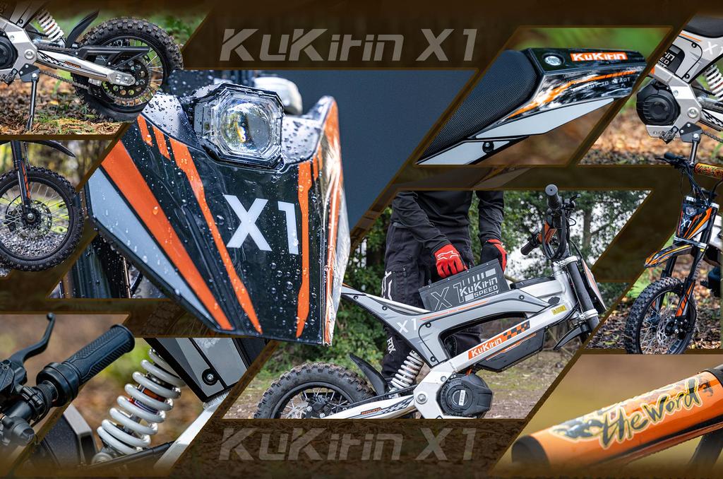 Elektrisches Offroad-Motorrad KuKirin X1, 1000W Motor, 48V 20,8Ah Akku, Höchstgeschwindigkeit 50 km/h, Reichweite 40 km