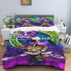 This three-piece cartoon-print (Yu-Gi-Oh!) bedding set—including one duvet cover and two pillowcases—makes for the perfect holid